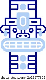 Design de ícone de vetor de Linha de Totem