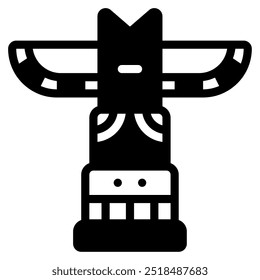 Totem Pole ícone para web, app, infográfico, etc