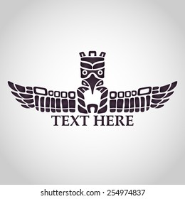 Totem Pole Vector Logo