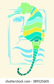 Totem sea horse