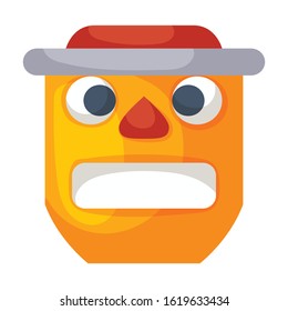 Totem vector icon.Cartoon vector icon isolated on white background totem.