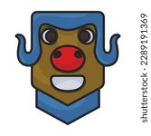 Totem vector icon.Color vector icon isolated on white background totem.