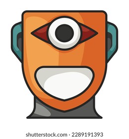Totem vector icon.Color vector icon isolated on white background totem.