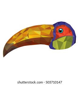 toucan abstract design