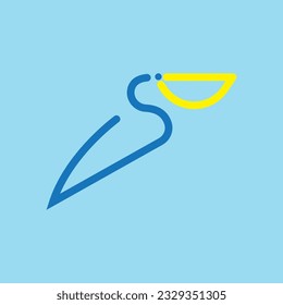 toucan animal bird logo design simple.