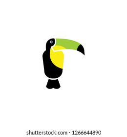 toucan bird cartoon icon