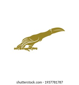 Toucan bird design vector illustration, Creative Toucan bird logo design concept template, symbols icons