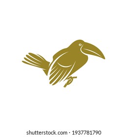 Toucan bird design vector illustration, Creative Toucan bird logo design concept template, symbols icons