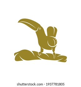 Toucan-Vogel-Design, Vektorgrafik, Creative Toucan-Logo-Design-Design-Vorlage, Symbole