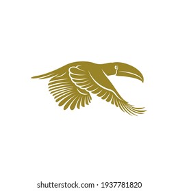 Toucan bird design vector illustration, Creative Toucan bird logo design concept template, symbols icons