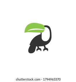 Icono de ave táctil, vector sobre fondo blanco