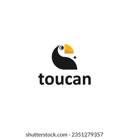 toucan bird logo icon design vector illustration