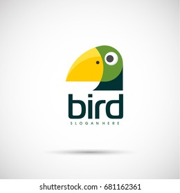 Toucan Bird Logo Template. Vector Illustration Eps.10