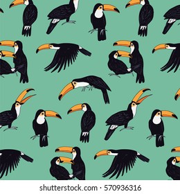 toucan bird pattern