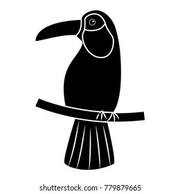 toucan bird tropical icon image 