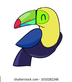 Toucan Bird Vector Illustration