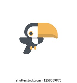 Toucan cartoon icon