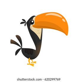 Toucan cartoon. Vector illustrated