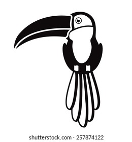 Toucan design, vector illustration