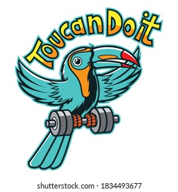 toucan do it artwork illustration vector