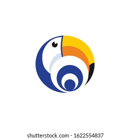 Toucan earth circle logo inspiration