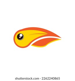 Toucan fire logo vector illustration.