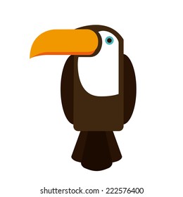 toucan graphic design , vector illustration