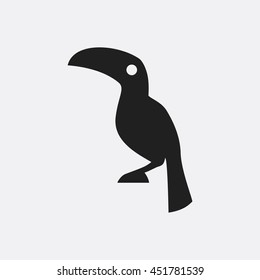 Toucan icon illustration isolated vector sign symbol