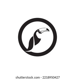 Toucan Icon And Symbol Vector Template