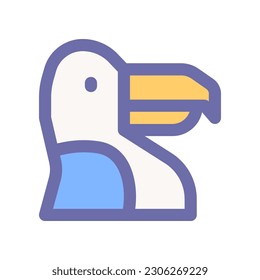 toucan icon for your website design, logo, app, UI.