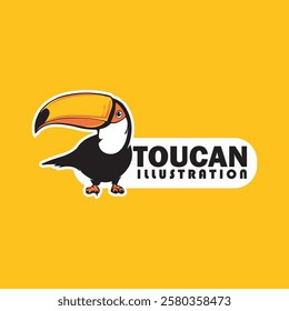 TOUCAN ILLUSTRATION LOGO READY EPS 10 FORMAT