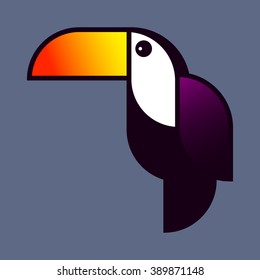toucan logo design