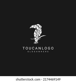  Toucan logo design icon template