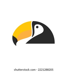 Plantilla de diseño plano de vectores táctil de ilustración de logotipo