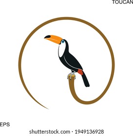 Logo táctil. Tocan aislado sobre fondo blanco 