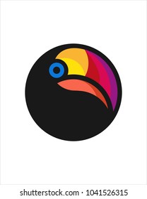 toucan logo template