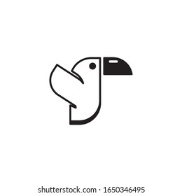 Toucan logo template vector icon design