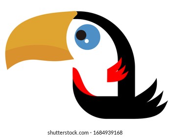 toucan logo vector, birds vector