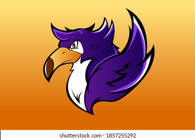 TOUCAN MASCOT LOGO VECTOR EPS