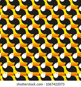 Toucan Pattern Vector Texture