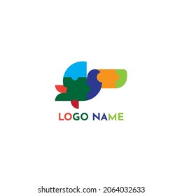 TOUCAN PUZZLE LOGO TOUCAN LOGO