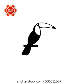 Toucan Sitting on Perch Icon