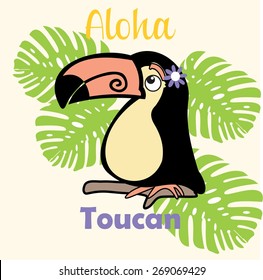 Toucan tropical vector - Illustration