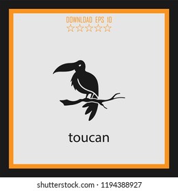 toucan  vector icon