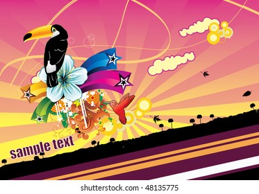 toucan vector illustration