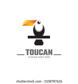 Toucan vector logo design template