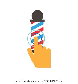 Touch Barber Logo Icon Design