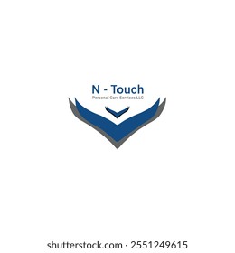 Vector de diseño de logotipo Touch Care