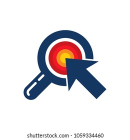 Touch Find Logo Icon Design