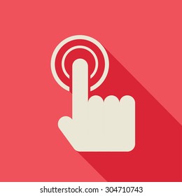 Touch Fingerprint Scan Icon